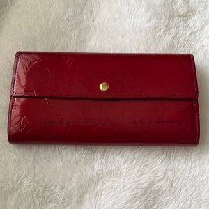 Louis Vuitton Wallet Long Vernis Porte Feuille Sarah Bifold Monogram